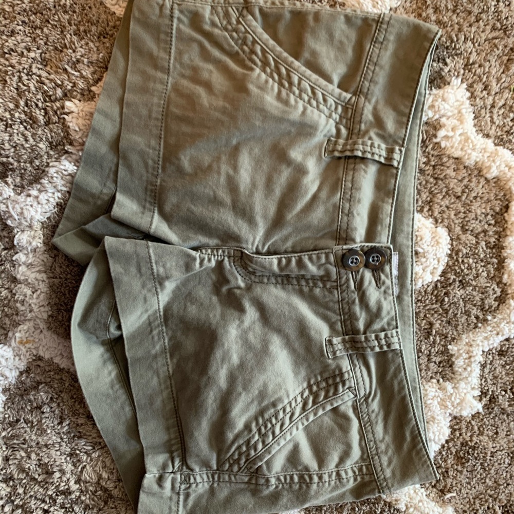 BKE Olive green mini shirts